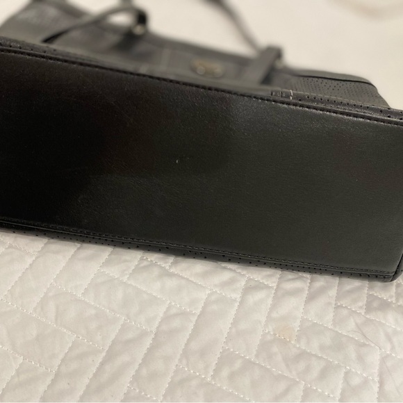 COACH LEATHER BLACK BAG - Picture 5 of 9